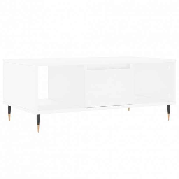 vidaXL Konferenční stolek bílý 90 x 50 x 36,5 cm kompozitní dřevo