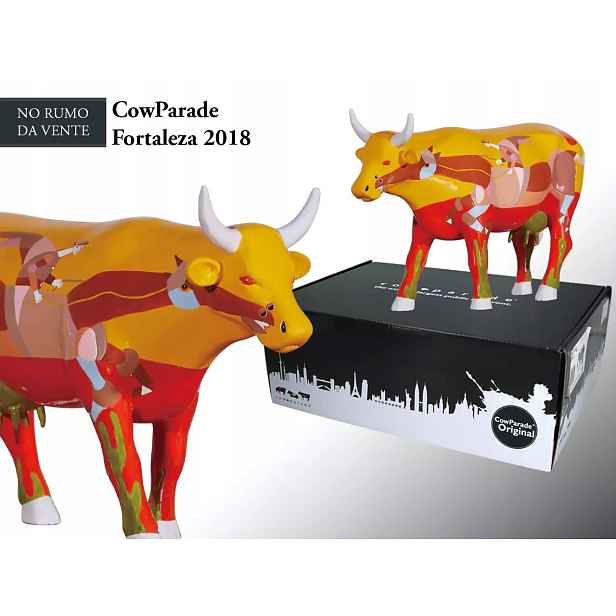 CowParade Fortazela 2018, No Rumo Da Vente, autor Fernando Franca.