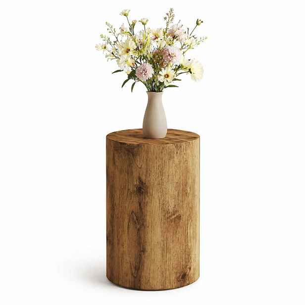 STILVORA KONFERENČNÍ STŮL v přírodní barvě minimalistický design do obýváku 30x30x55 cm