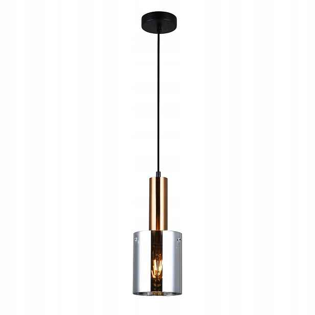 Italux Závěsná lampa Sardo E27 Mosaz/Sklo 40W Moderní