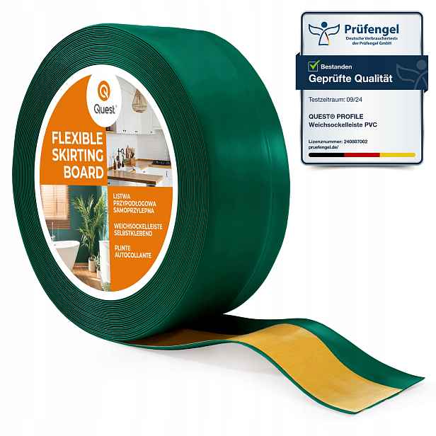 Podlahová lišta samolepicí Pvc 50x20mm zelená 10 m I flexibilní