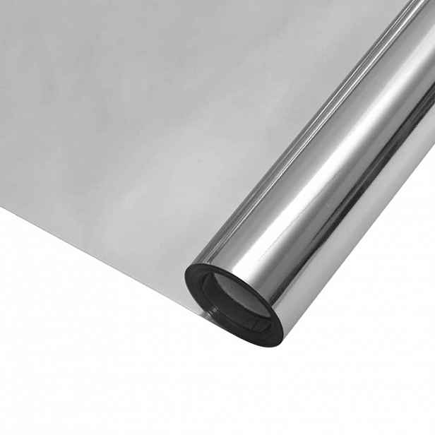 vidaXL Solární fólie 5 ks statické reflexní efekt stříbrné PVC