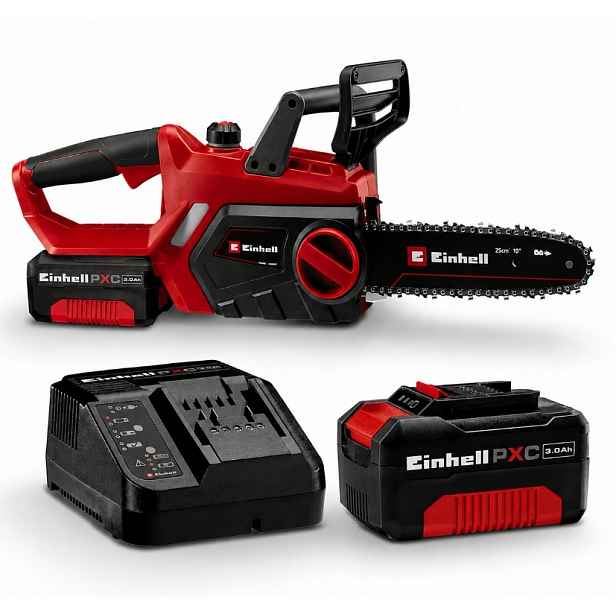 Einhell Aku Řetězová Pila Gc-ks 18V Akumulátor Nabíječka