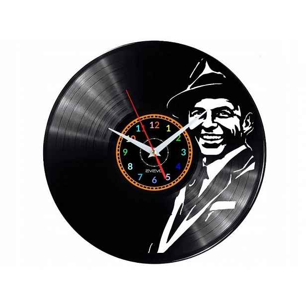 Frank Sinatra Nástěnné hodiny Vinylová deska Moderní dekorativní jako dárek