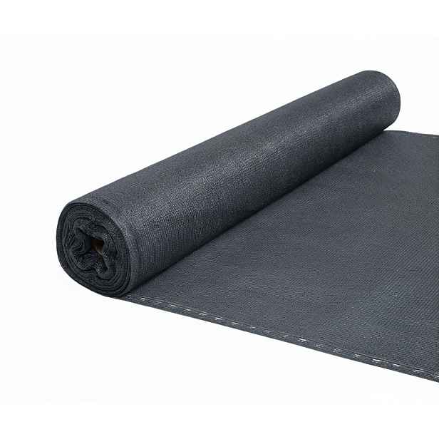 GTEX Stínící tkanina na plot – rašlový úplet 100 %, 200 g/m², výška 120 cm, metráž, antracit