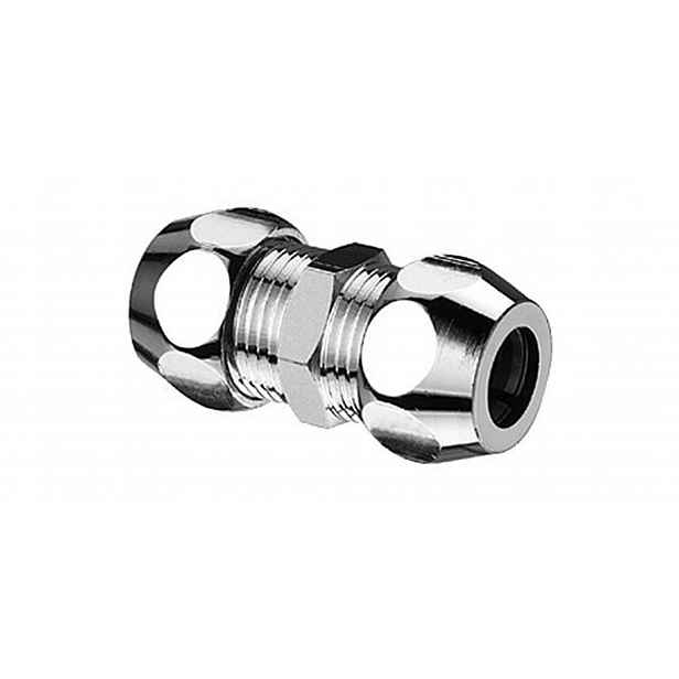 Schell - Přímé dvojité šroubení, chrom 064360699