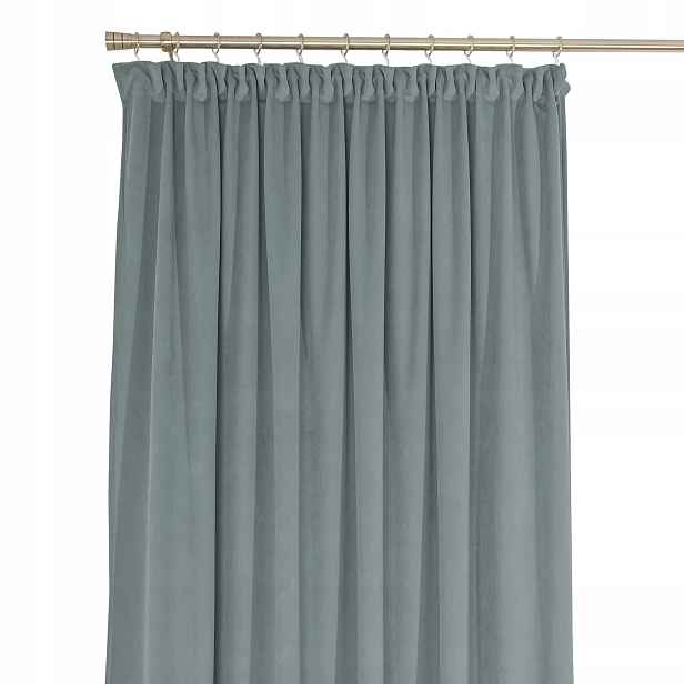 Závěs Sara páska tmavě šedá 140 x 160 cm