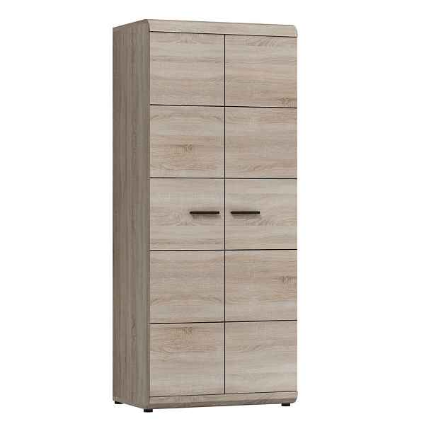 MASSENO ŠATNÍ SKŘÍŇ S OTOČNÝMI DVEŘMI LEGAME, 80/194/54 cm 2dveřová, dub Sonoma
