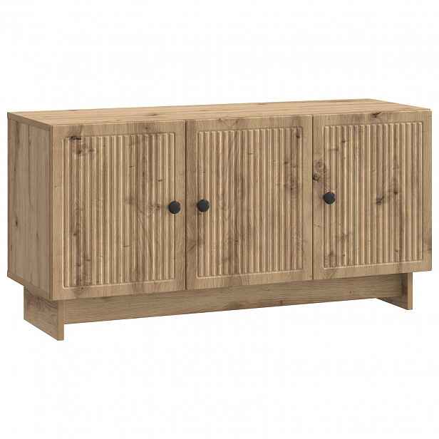 vidaXL Televizní skříň 99 x 34,5 x 50 cm Dub artisan Kompozitní dřevo