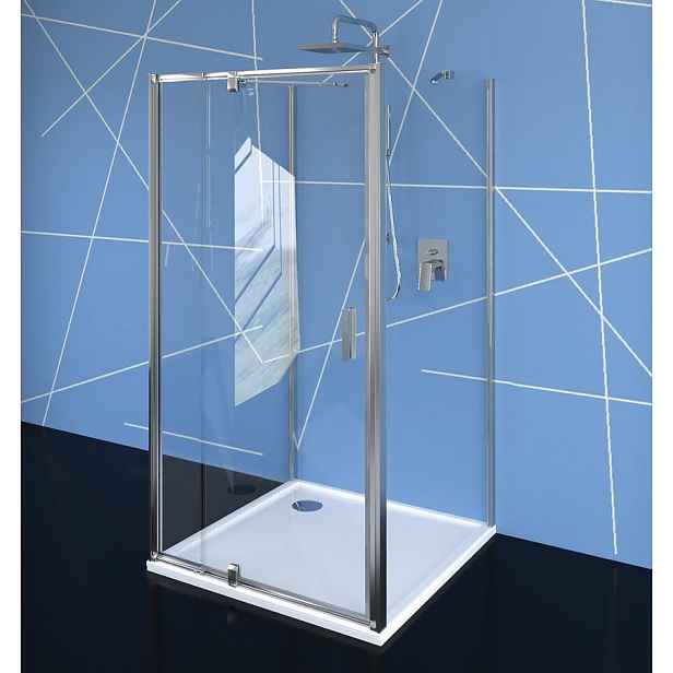 Polysan EASY třístěnný sprchový kout 900-1000x900mm, pivot dveře, L/P varianta, čiré sklo