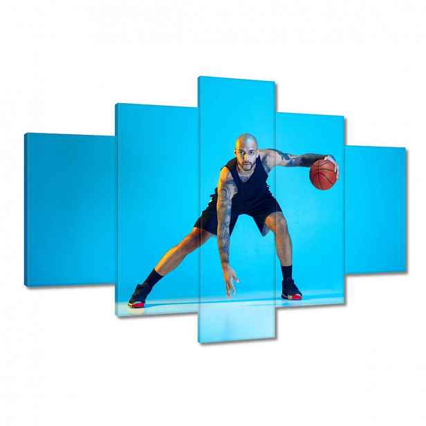Obrazy 120x80 Kozlování Basketbal