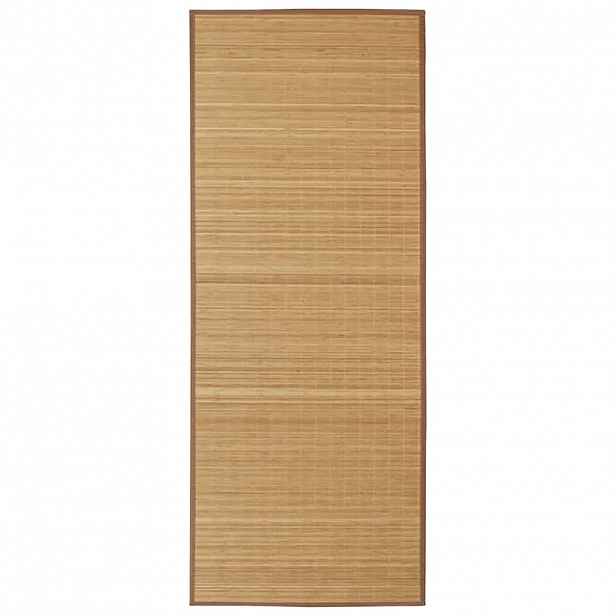 vidaXL Obdélníková hnědá bambusová rohož / koberec 150 x 200 cm