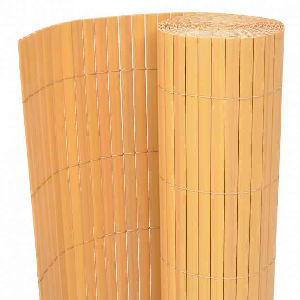 vidaXL Zahradní plot Žlutá 150 x 300 cm PVC