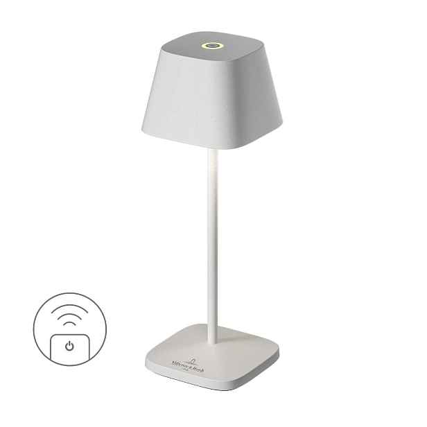 Villeroy & Boch Nabíjecí LED lampička do exteriéru / interiéru Neapel Micro, 20 cm, white 97260
