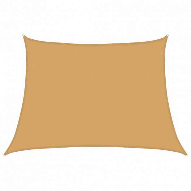 vidaXL Stínicí plachta 160 g/m² lichoběžník světle šedá 4/5 x 3 m HDPE