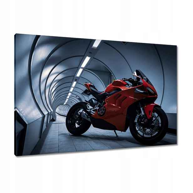 Obrazy 90x60 Červené Ducati Panigale