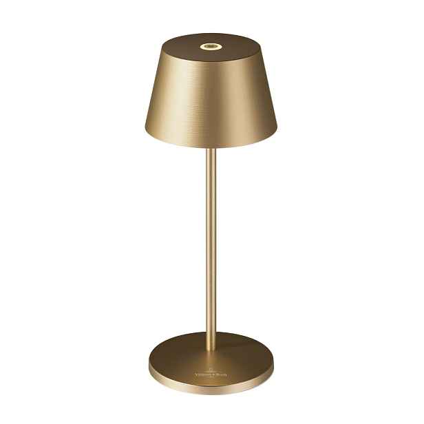 Villeroy & Boch Nabíjecí LED lampička do exteriéru / interiéru Seoul Micro, 20 cm, brushed gold 97247