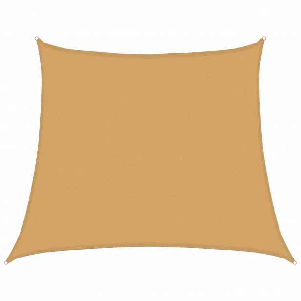 vidaXL Stínicí plachta 160 g/m² lichoběžník světle šedá 4/5 x 4 m HDPE