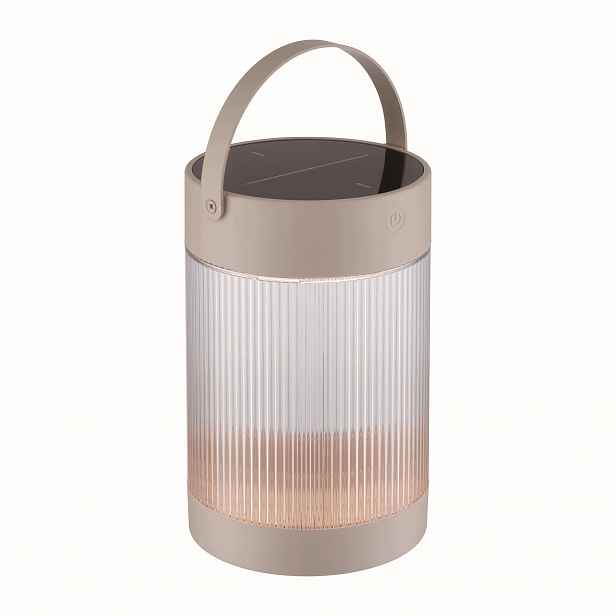 Přenosná bezdrátová Led lampa Coupar Solar šedá 3.2W IP44 Nordlux 22 cm