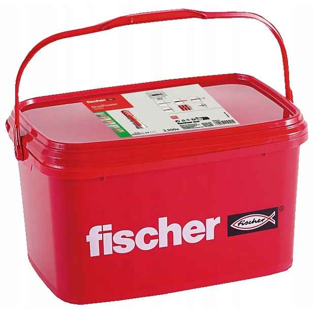 Univerzální kolíky Fischer Duopower 8 x 40 mm 1200 ks v kbelíku