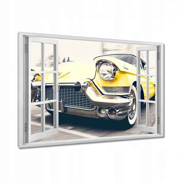 Obrazy 120x80 Žlutý Cadillac