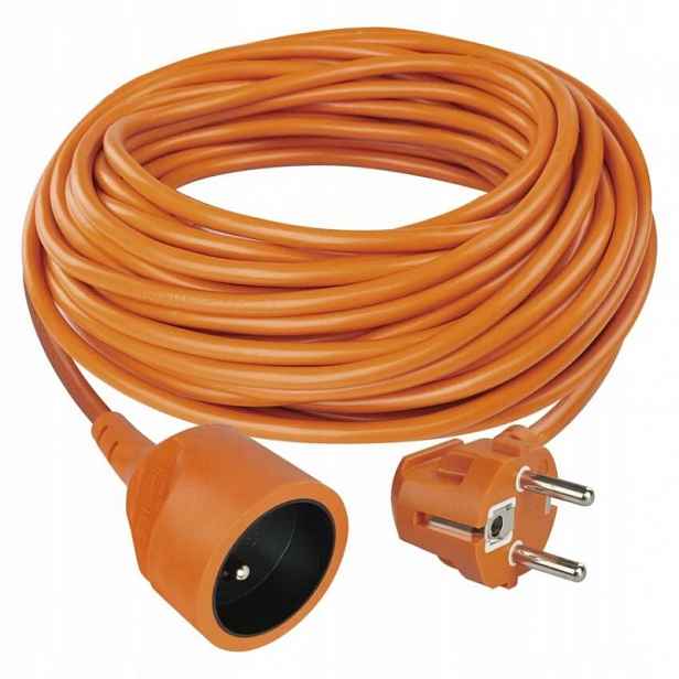 Prodlužovací kabel 25 m 1 zásuvka oranžový Pvc 230 V 1,5 mm2