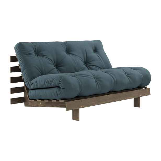 Rozkládací pohovka v petrolejové barvě 140 cm Roots – Karup Design