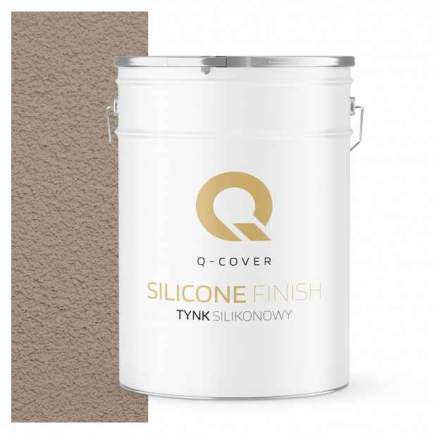 Silikonová Fasádní Omítka Ořechová Světlá F534 25KG Granulace 2.0mm