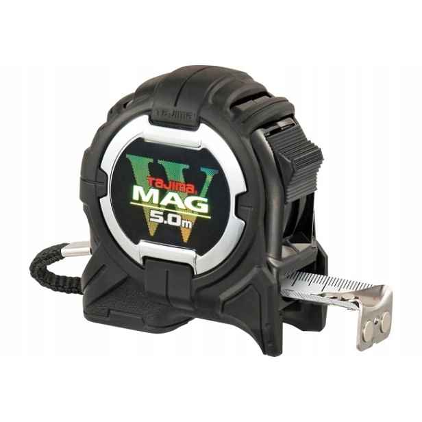 Svinovací metr 5 m W-mag Tajima magnet Abs odolný proti nárazu montérský
