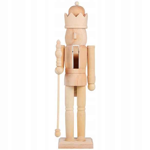 Dřevěná Figurka Dědečka Na Ořechy Voják Pro Zdobení Malování