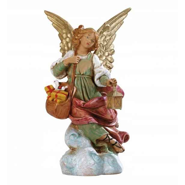 Figura do betlému od firmy Fontanini – Anděl s dárky, pro figurky o výšce 12 cm