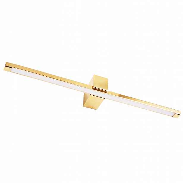 Nástěnné Krystalové Svítidlo Do Koupelny Moderní Led SWE045-1W 80 cm Zlatá Lesklá