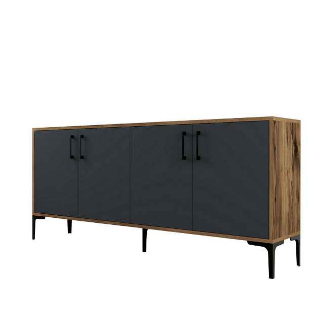 Skříňka Kiev Walnut and Anthracite