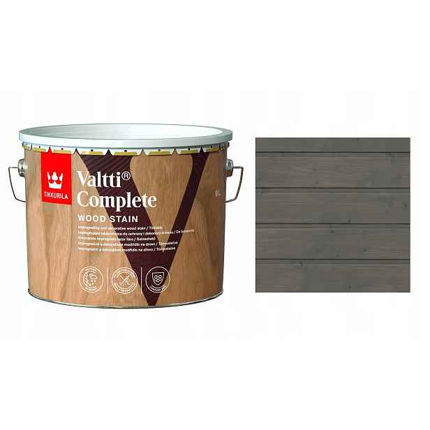 Tikkurila Valtti Complete 9L 207A Šedý Seal Rozpouštědlový Lak