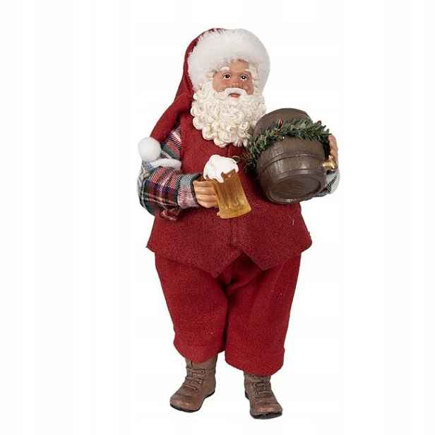 Vánoční dekorace Santa pivař