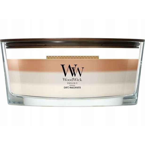 WoodWick Trilogy svíčka loď Café Macchiato 453.6 g
