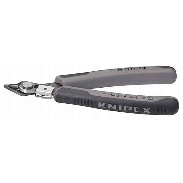 Boční štípací kleště pro elektroniku Esd 125 mm 78 71 125 Knipex