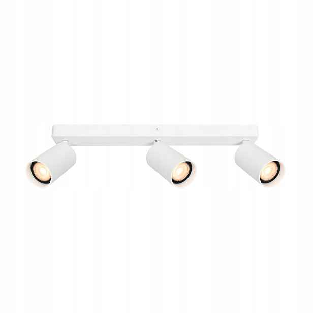 Nesto Moderní bílá lampa 3-nastavitelné reflektory GU10 3X10W