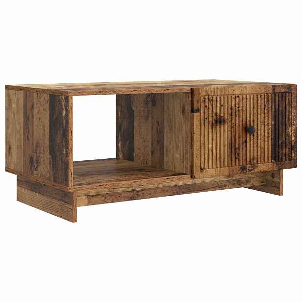 vidaXL Konferenční stolek Staré dřevo 90 x 50 x 40 cm Kompozitní dřevo