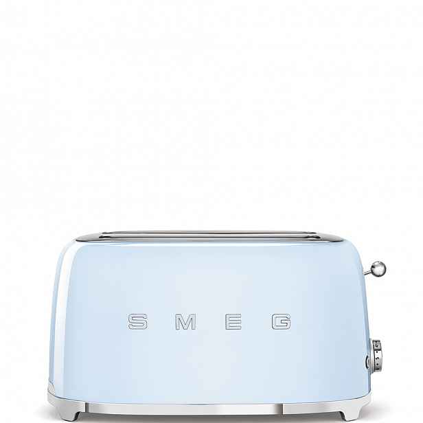 Smeg Toustovač 50´s Retro Style, 4x2, pastelově modrý TSF02PBEU