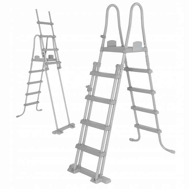 Bezpečný oboustranný bazénový žebřík 132 cm do bazénu Bestway 58332