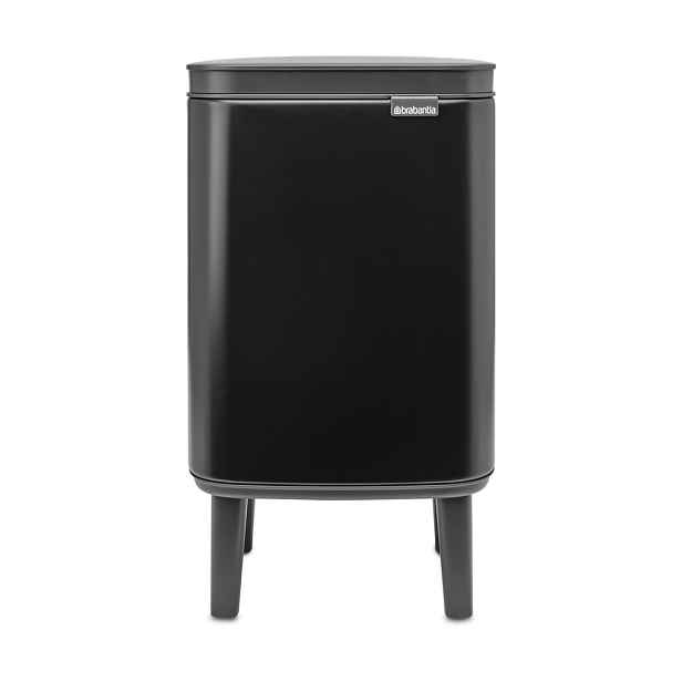 Matně černý ocelový odpadkový koš 4 l Bo Hi – Brabantia