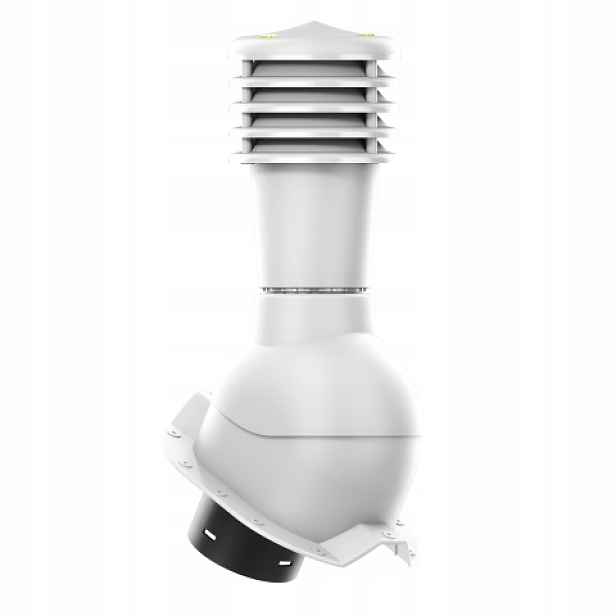 Větrací komín Smartline profil T35 fi 125 mm nezateplený, světle šedý