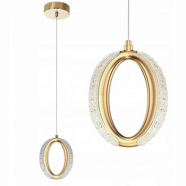 Závěsná Led stropní lampa Zlatá Moderní Designová Lampa do obývacího pokoje Toolight
