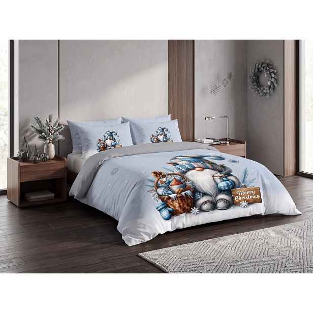 3D povlečení z mikrovlákna FROSTY GNOME barevné Rozměr povlečení: 2 ks 70 x 90 cm | 140 x 200 cm