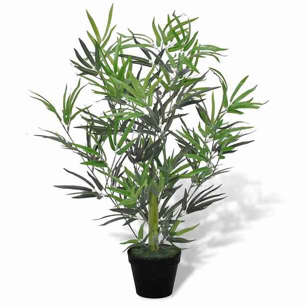 vidaXL Umělý bambusový strom v květináči 80 cm