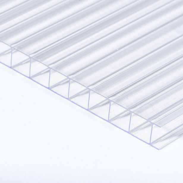 Deska polykarbonátová dutinková MULTICLEAR 10 BOX 2 WALL 2UV čirá 1250×6000 mm