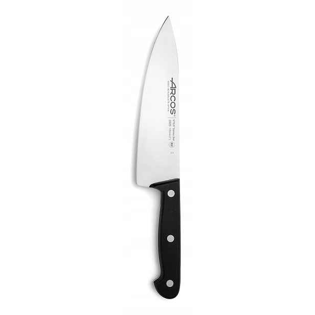 Nůž Šéfkuchaře Arcos Universal 17.5 cm Profesionální černý ocelový