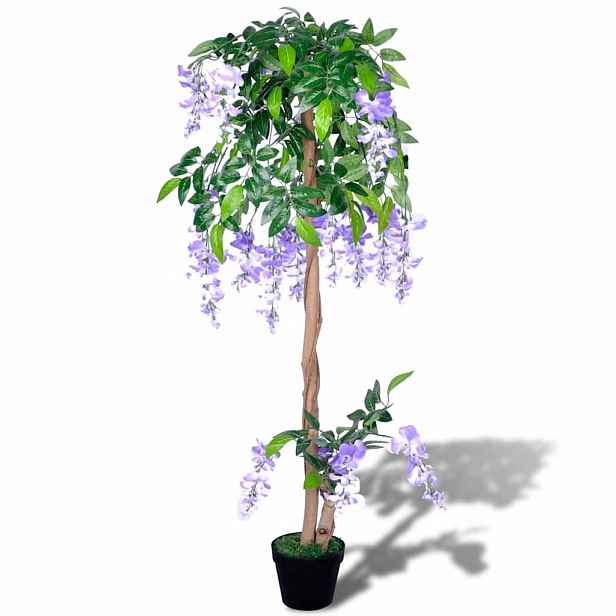 vidaXL Umělá vistárie v květináči 120 cm