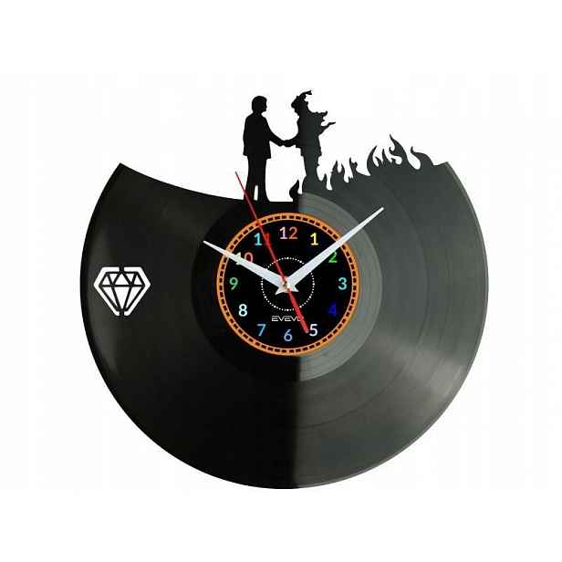Rock Band Dekorativní Nástěnné Hodiny Moderní Vinylová Deska Na Prez